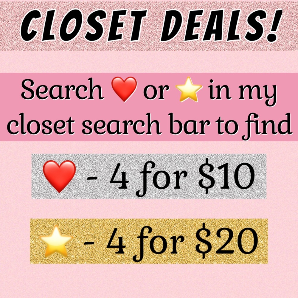 Closet Deals!!!